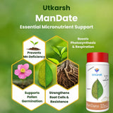 Manganese - 10% EDTA Chelated Micronutrient, 100% Water Soluble Fertilizers for Plants, Resistance to Root Pathogens, Enhances & Boosts Plant Growth | ManDate - Utkarsh Agrochem Pvt ltd. 