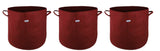 400 GSM Geotextile Fabric Growbags- Maroon, Pack of 3 - Utkarsh Agrochem Pvt ltd. 