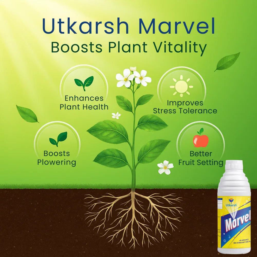 Marvel (Advanced Biostimulant For Plants and Flowering) - Utkarsh Agrochem Pvt ltd. 