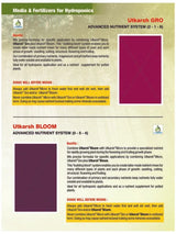 UTKARSH Media and Fertilizers For Hydroponics Brochure - Utkarsh Agrochem Pvt ltd. 