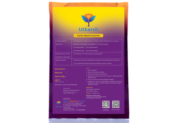 Utkarsh Microbes (Carrier Based Consortia Biofertilizer - Azotobacter, Acetobacter, Rhizobium, Phosphorus Solubilizing Bacteria PSB, Potassium Mobilizing Bacteria KMB) Bio Fertilizer