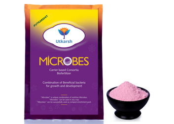 Utkarsh Microbes (Carrier Based Consortia Biofertilizer - Azotobacter, Acetobacter, Rhizobium, Phosphorus Solubilizing Bacteria PSB, Potassium Mobilizing Bacteria KMB) Bio Fertilizer, 25 Kg Pack