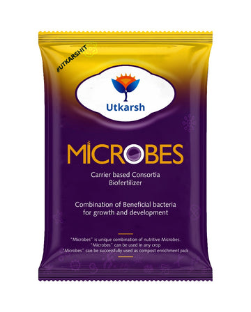 Microbes (Consortia - Azotobacter, Acetobacter, Rhizobium, Phosphorus Solubilizing Bacteria PSB, Potassium Mobilizing Bacteria KMB)