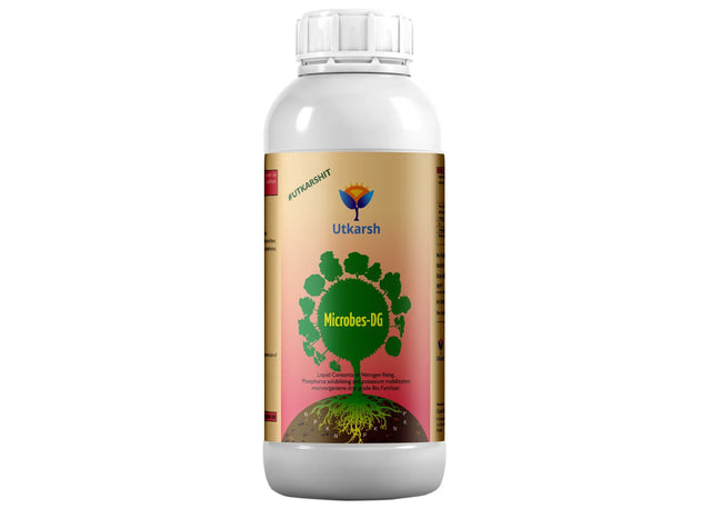 Microbes-DG (Combination of Beneficial Microbes) Bio Fertilizer for Natural NPK, Reduce pH & EC in Soil, Robust Plant Growth & Health, Cost-Effective & Ecofriendly - Utkarsh Agrochem Pvt ltd. 