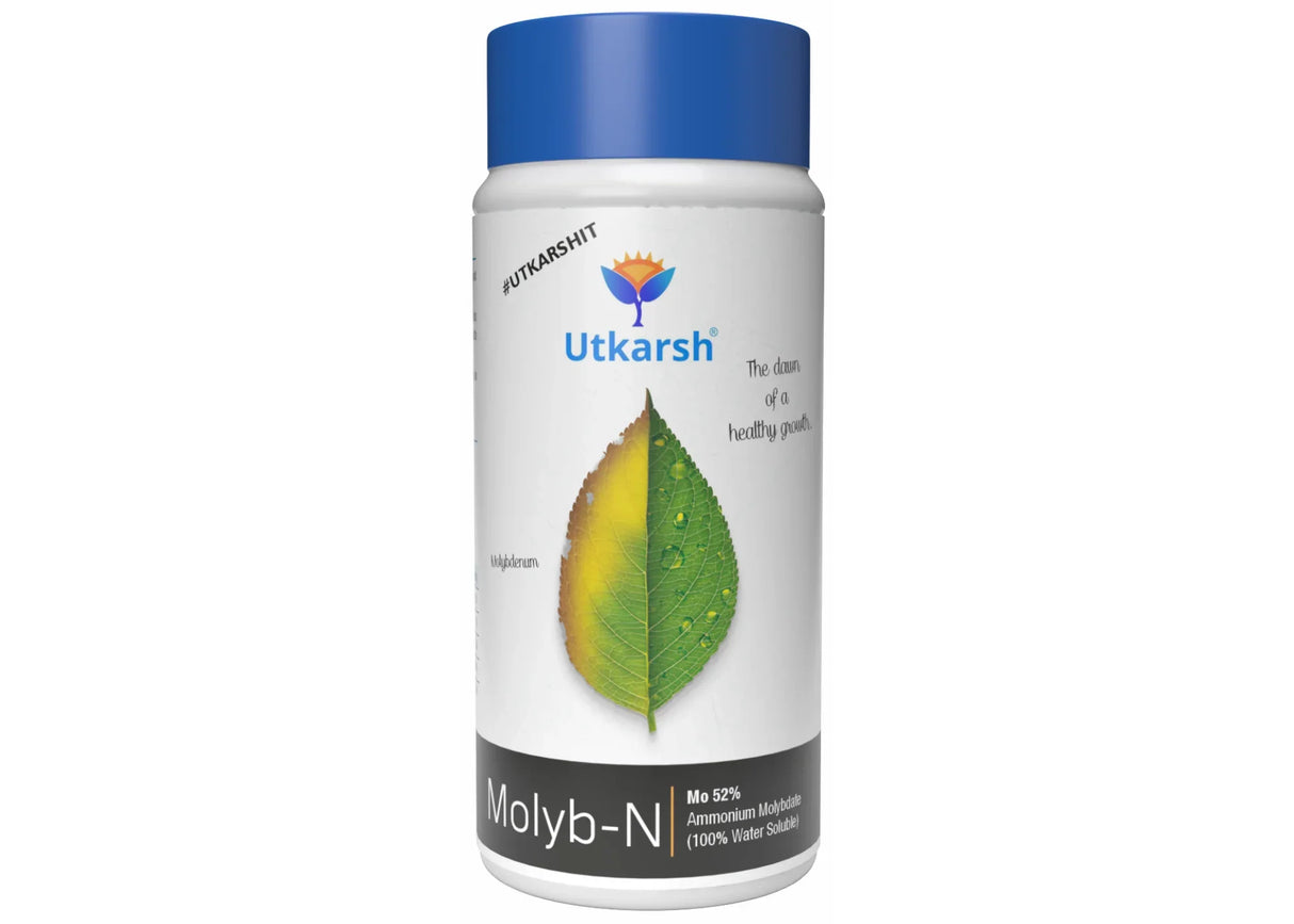 Molyb N 250 gm molybdenum fertilizer for nitrogen metabolism in crops
