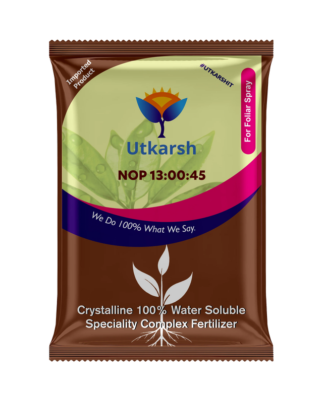 NOP 13 00 45 - Potassium Nitrate, NPK Fertilizers for Plants Growth & Healthy Home Garden | 100% Water Soluble Powder, Growth Boost for Fruits and Flowers - Utkarsh Agrochem Pvt ltd. 