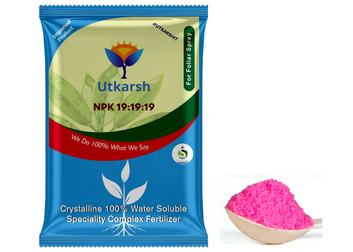 NPK (19:19:19) (Speciality Crystalline 100% Water Soluble Complex Fertilizer, Drip Irrigation) Enhances Vegetative Growth, Healthy Green Plants/Home Garden