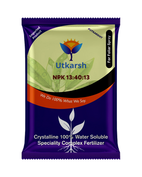 NPK 13 40 13 Fertilizers for Plants | 100% Water Soluble Powder | Complete Plant Food and Nutrition for Healthy Home Garden, Growth Boost for Fruits and Flowers - Utkarsh Agrochem Pvt ltd. 
