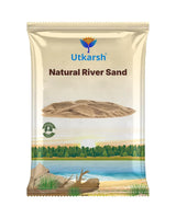 Natural River Sand (Aquarium Sand & Substrate Pure Organic Plants Soil Mix Additive) - Utkarsh Agrochem Pvt ltd. 