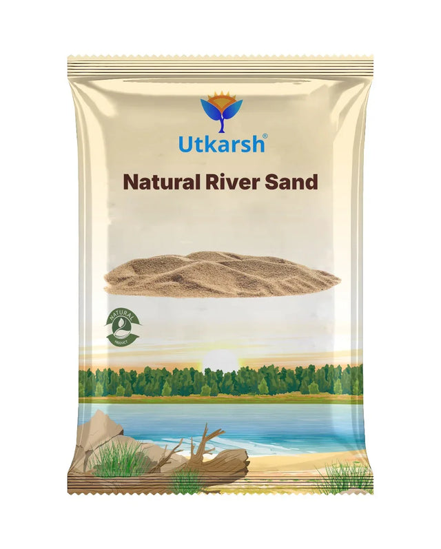 Natural River Sand (Aquarium Sand & Substrate Pure Organic Plants Soil Mix Additive) - Utkarsh Agrochem Pvt ltd. 