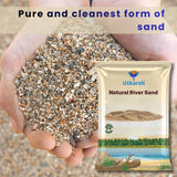 Natural River Sand (Aquarium Sand & Substrate Pure Organic Plants Soil Mix Additive)