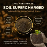 Neem Cake Powder for Plants, Organic Neem Khali Fertilizer for Home Garden, Manure for Flowers, Vegetables & Lawn