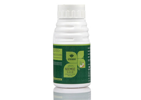Neemoz-Gold (Azadirachtin E.C. 1% w/w, 10000 ppm) Neem Oil Based Natural Insecticide - Utkarsh Agrochem Pvt ltd. 