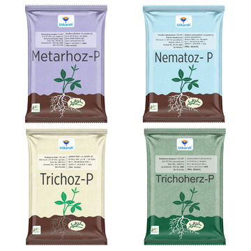Nematodes and Fungus Control Combo - Metarhoz-P + Trichoherz-P + Nematoz-P + Trichoz-P