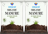 Organic Manure for Potted Plants, Organic Fertilizer for Home Garden, Crops, & Nursery, Khaad for Flowers, Vegetables & Lawn - Utkarsh Agrochem Pvt ltd. 