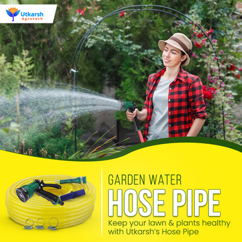 Utkarsh PVC Color Petrol Garden Water Hose Pipe (1