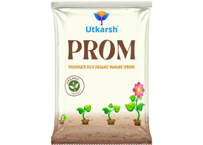 PROM - Phosphate Rich Organic Manure, Organic DAP for Home Garden, Plants, Crops, & Nursery, Khaad for Flowers, Vegetables & Lawn - Utkarsh Agrochem Pvt ltd. 