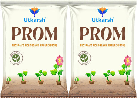 PROM - Phosphate Rich Organic Manure, Organic DAP for Home Garden, Plants, Crops, & Nursery, Khaad for Flowers, Vegetables & Lawn - Utkarsh Agrochem Pvt ltd. 