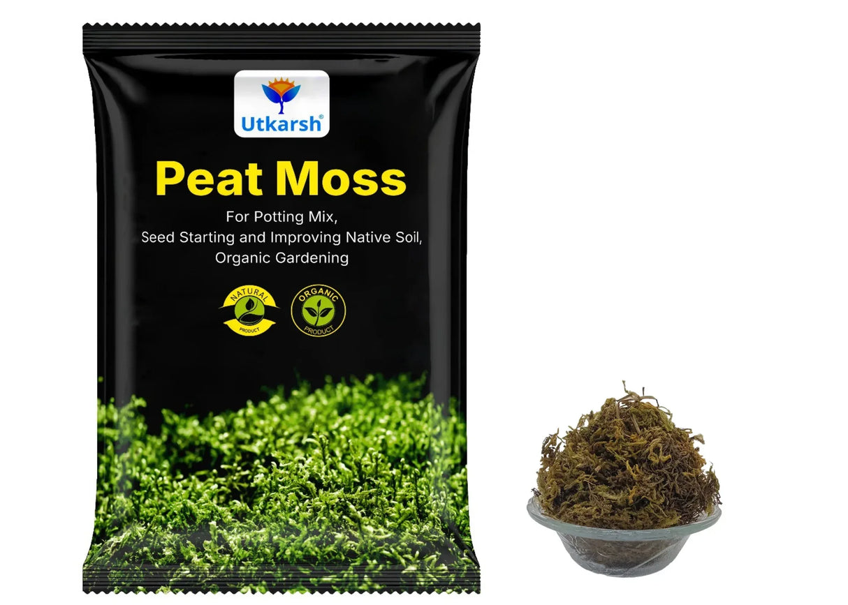 Peat Moss (For Potting Mix, Seed Starting and Improving Native Soil, Organic Gardening) - Utkarsh Agrochem Pvt ltd. 