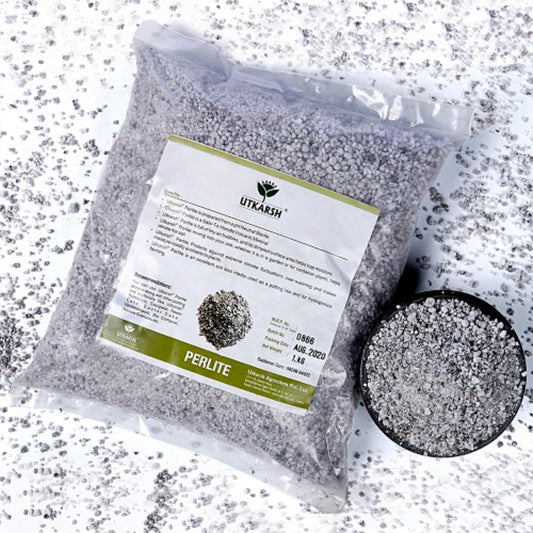 Utkarsh Perlite for Home Terrace Gardening, Hydroponics & Horticulture | Soil Conditioner for Potting Soil Mix, Enhance Drainage & Aeration, for Indoor & Outdoor Plants