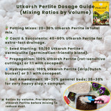 Perlite for Plants Growth, Home Terrace Garden, Indoor & Outdoor Plants, Hydroponics & Horticulture, Conditioner for Potting Soil Mix, Enhances Drainage & Aeration | Size: 2 - 7 mm