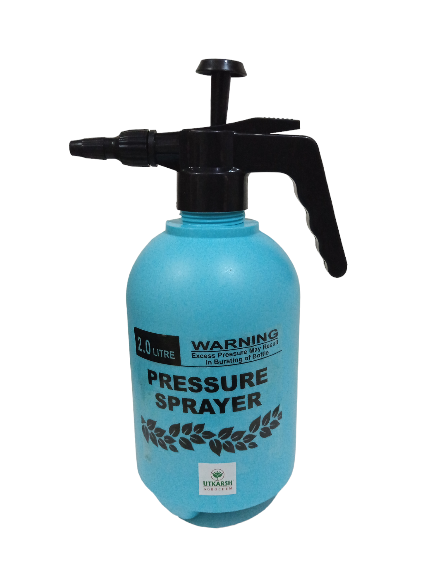 Utkarsh Garden Bottle Sprayer Blue - 2 Liter | Plant Spray Bottle for Herbicides, Pesticides, Fertilizers,| Gardening Water Pump Sprayer | Plant Spray Bottle for Garden | Spray Bottles for Gardening