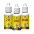 Plant Boost - Liquid Bio Fertilizer, Organic Growth Booster for Faster, Healthier Home Garden Plants, Ideal for Vegetables, Flowers, Herbs & Promotes Healthy Roots (Pack of 3 of 50 ml) - Utkarsh Agrochem Pvt ltd. 