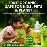 Plant Boost - Liquid Bio Fertilizer, Organic Growth Booster for Faster, Healthier Home Garden Plants, Ideal for Vegetables, Flowers, Herbs & Promotes Healthy Roots (Pack of 3 of 50 ml)