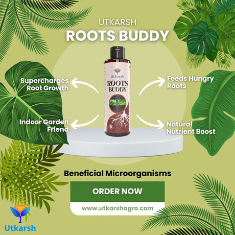 Plant Growth & Nutrition Kit - Promotes Healthy Roots & Robust Growth, Immunity Booster, Organic Liquid Fertilizer & Micronutrients for Home Garden, Indoor & Outdoor Plants - Utkarsh Agrochem Pvt ltd. 