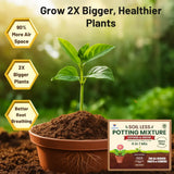 10Kg Soil Less 4 in 1 Potting Mixture - Cocopeat, Exfoliated Vermiculite, Neem Khad, Organic Plant Food | Pot Mix for Home Gardening or Terrace Garden - Utkarsh Agrochem Pvt ltd. 