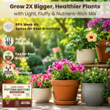 Utkarsh 4-in-1 Soil Less Potting Mixture (3.65Kg) - Cocopeat, Exfoliated Vermiculite, Neem Khad, Organic Plant Food | Makes 10 Kg of Fluffy Soil for Plants Home Garden | Potting Soil Mix for Plants