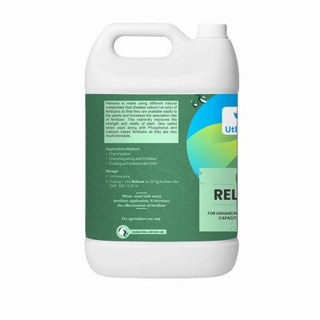 Release (for Enhancing the Ion Exchange Capacity Of Fertilizers) Biostimulant - 20 Litre - Utkarsh Agrochem Pvt ltd. 
