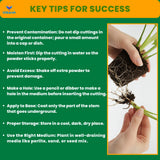 Root Out - Rooting Hormone Powder | Enhances Root Formation of Plant Cuttings | Fast Root Growth Booster | Rooting Powder for Propagation, Grafting, Cloning & Transplant Success