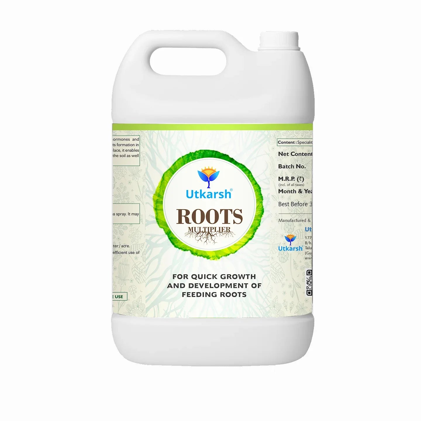Roots Multiplier (For Quick Hairy Roots Formation) Plant Food for Healthy Roots - Utkarsh Agrochem Pvt ltd. 