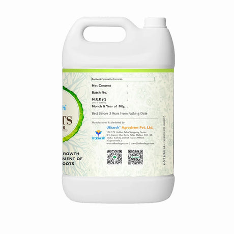 Roots Multiplier (For Quick Hairy Roots Formation) Plant Food for Healthy Roots - 20 Litre - Utkarsh Agrochem Pvt ltd. 