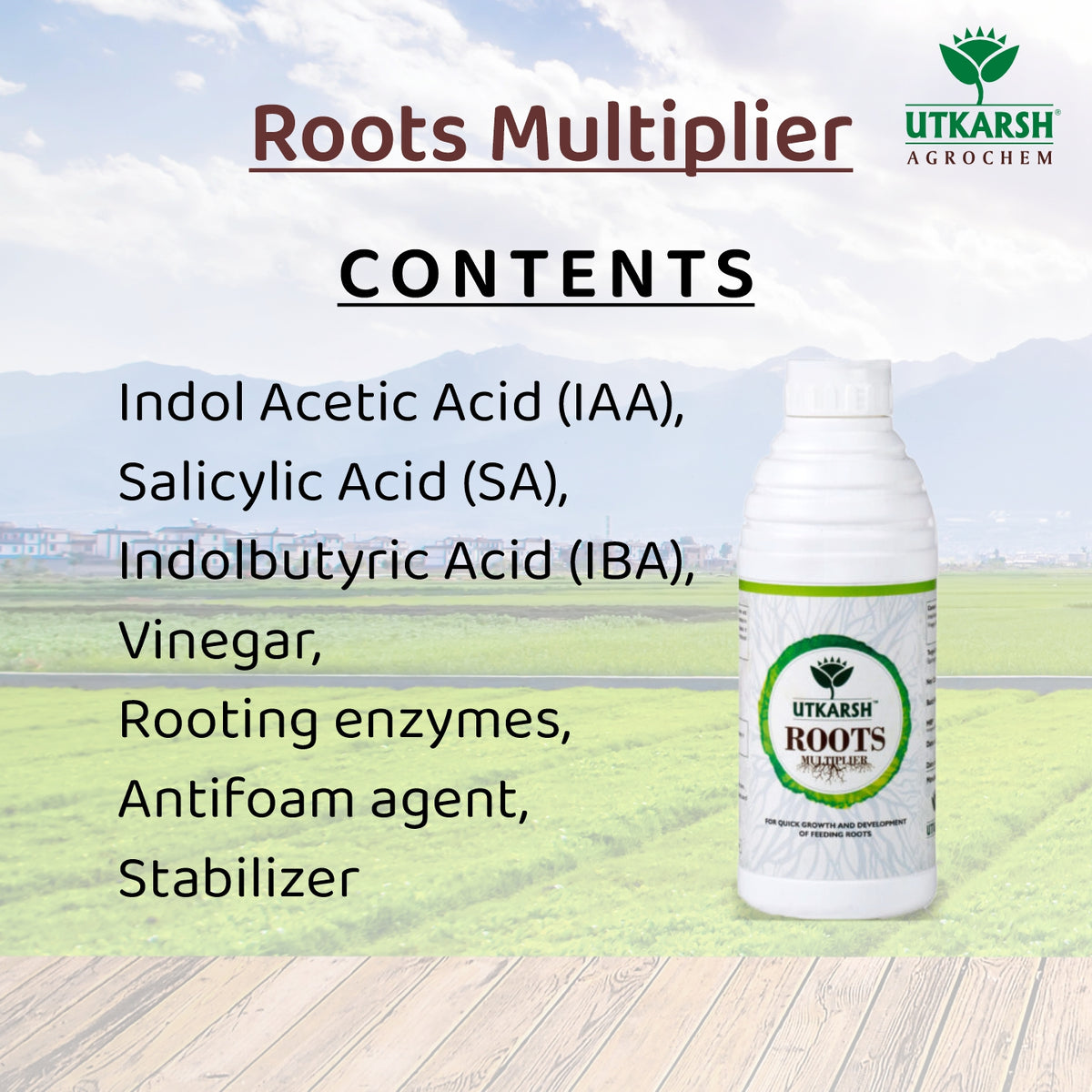 Quick Roots Roots Multiplier (For Quick Hairy Roots Formation) Plant Food for Heal