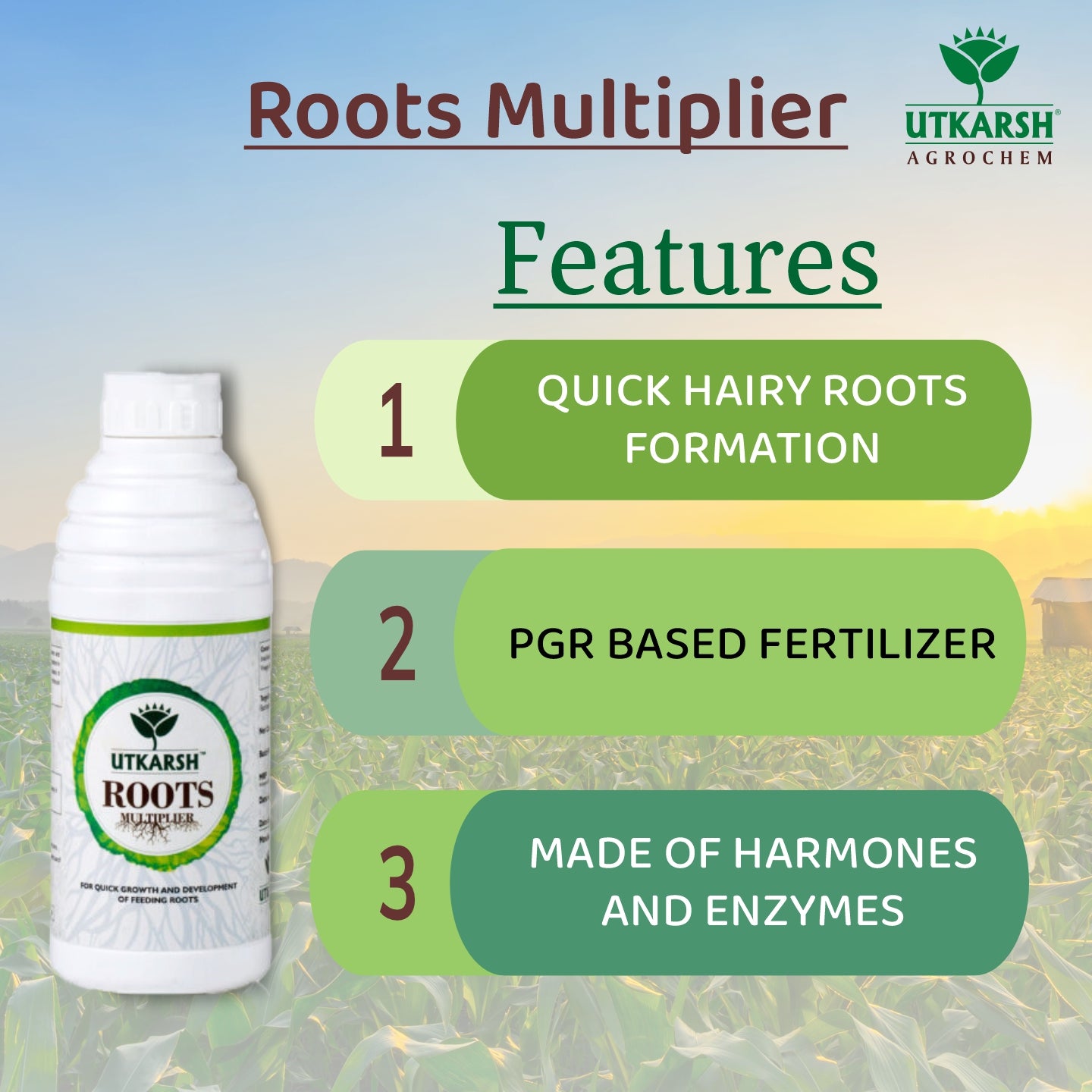 Quick Roots Roots Multiplier (For Quick Hairy Roots Formation) Plant Food for Heal