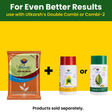 SOP 00 00 50 - Potassium Sulphate for Plants Growth, 100% Water Soluble Powder, Foliar Spray Nutrition | NPK Fertilizers for Home Garden & Crops - 25 Kg Bag - Utkarsh Agrochem Pvt ltd. 