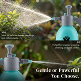 Premium Pressure Sprayer 2 Litre (Aqua Blue) | Pressure Spray Bottle for Plants | Gardening Water Pump Sprayer | Plant Spray Bottle for Garden | Spray Bottles for Gardening, Pack of 1