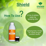 Shield | 100% Organic Botanical Pest Control, Natural Plant Protector | Compatible with all kinds of Chemical Fertilizer, Bio Pesticide and Bio Fungicide - Utkarsh Agrochem Pvt ltd. 