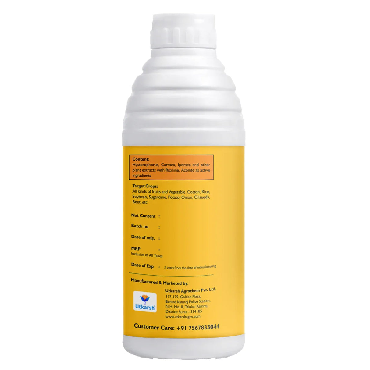 Shield | 100% Organic Botanical Pest Control, Natural Plant Protector | Compatible with all kinds of Chemical Fertilizer, Bio Pesticide and Bio Fungicide - Utkarsh Agrochem Pvt ltd. 