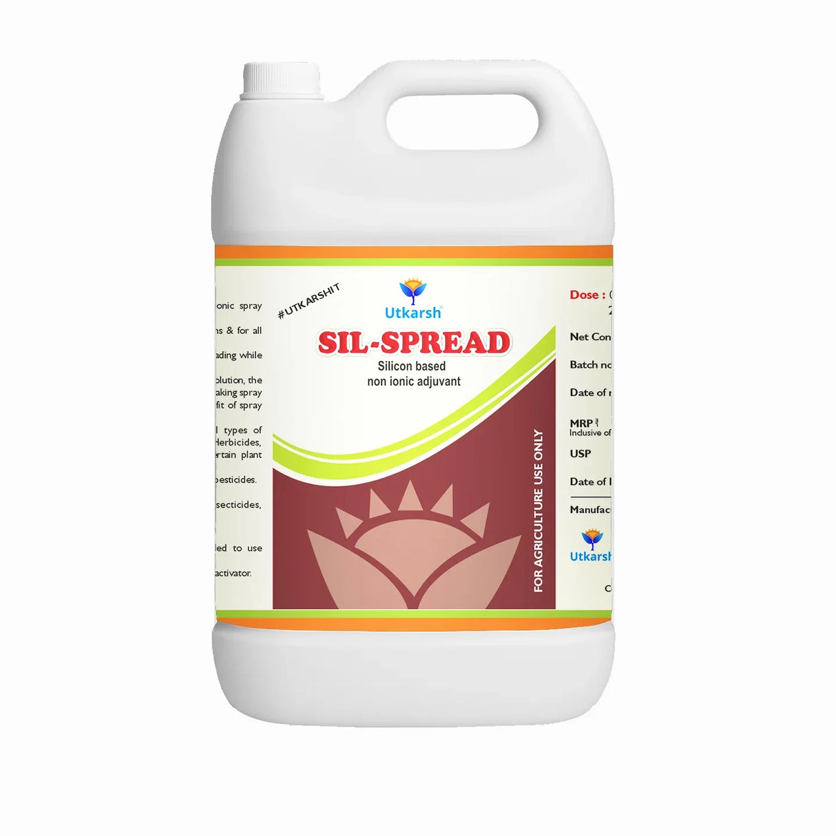 Sil-Spread | Silicon Based Non-Ionic Adjuvant, Sticker, Activator, Spreader - Utkarsh Agrochem Pvt ltd. 