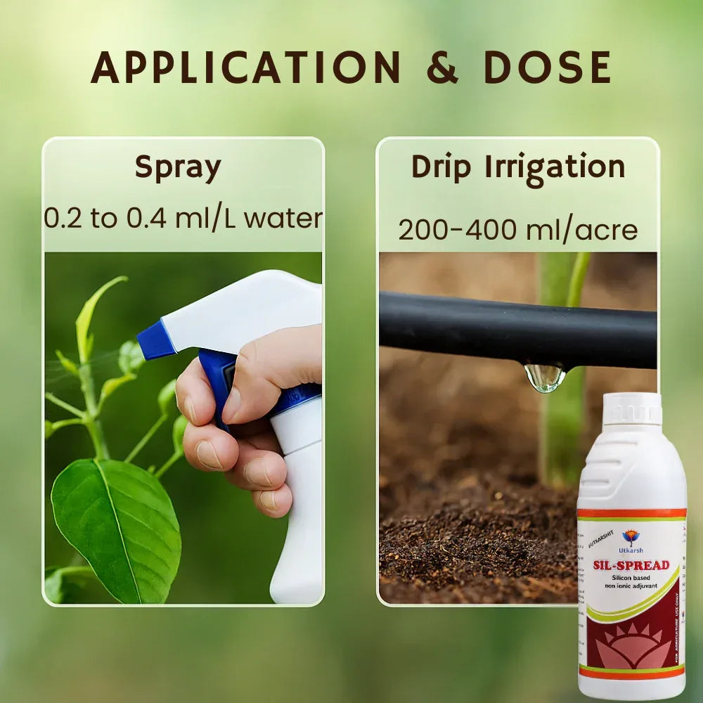 Sil-Spread | Silicon Based Non-Ionic Adjuvant, Sticker, Activator, Spreader - 20 Liter - Utkarsh Agrochem Pvt ltd. 