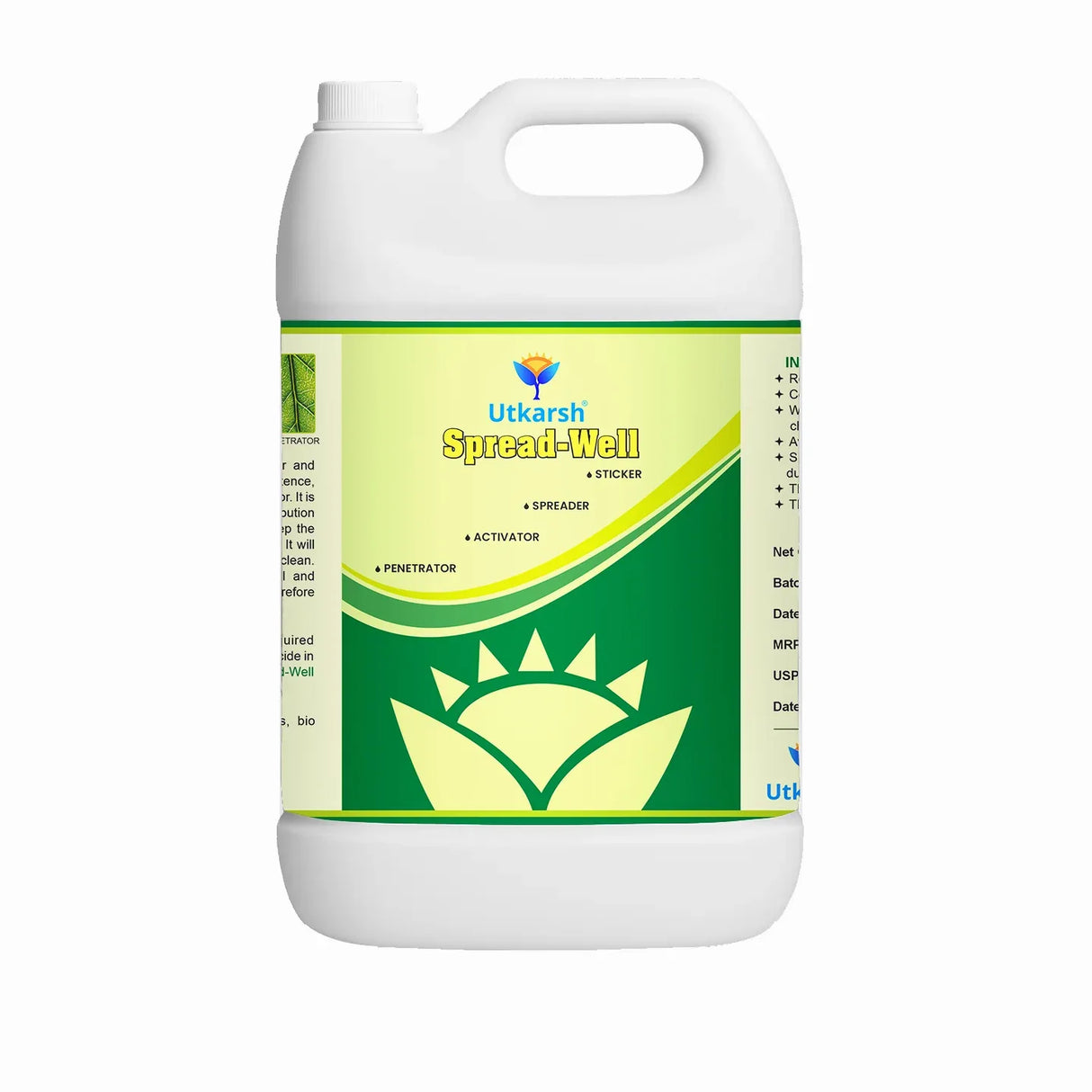Spread-Well | Normal Spreader, Sticker, Activator for Plants, Non-Ionic Plant Input, Organic Spreader for Seeds and Fertilizers - Utkarsh Agrochem Pvt ltd. 