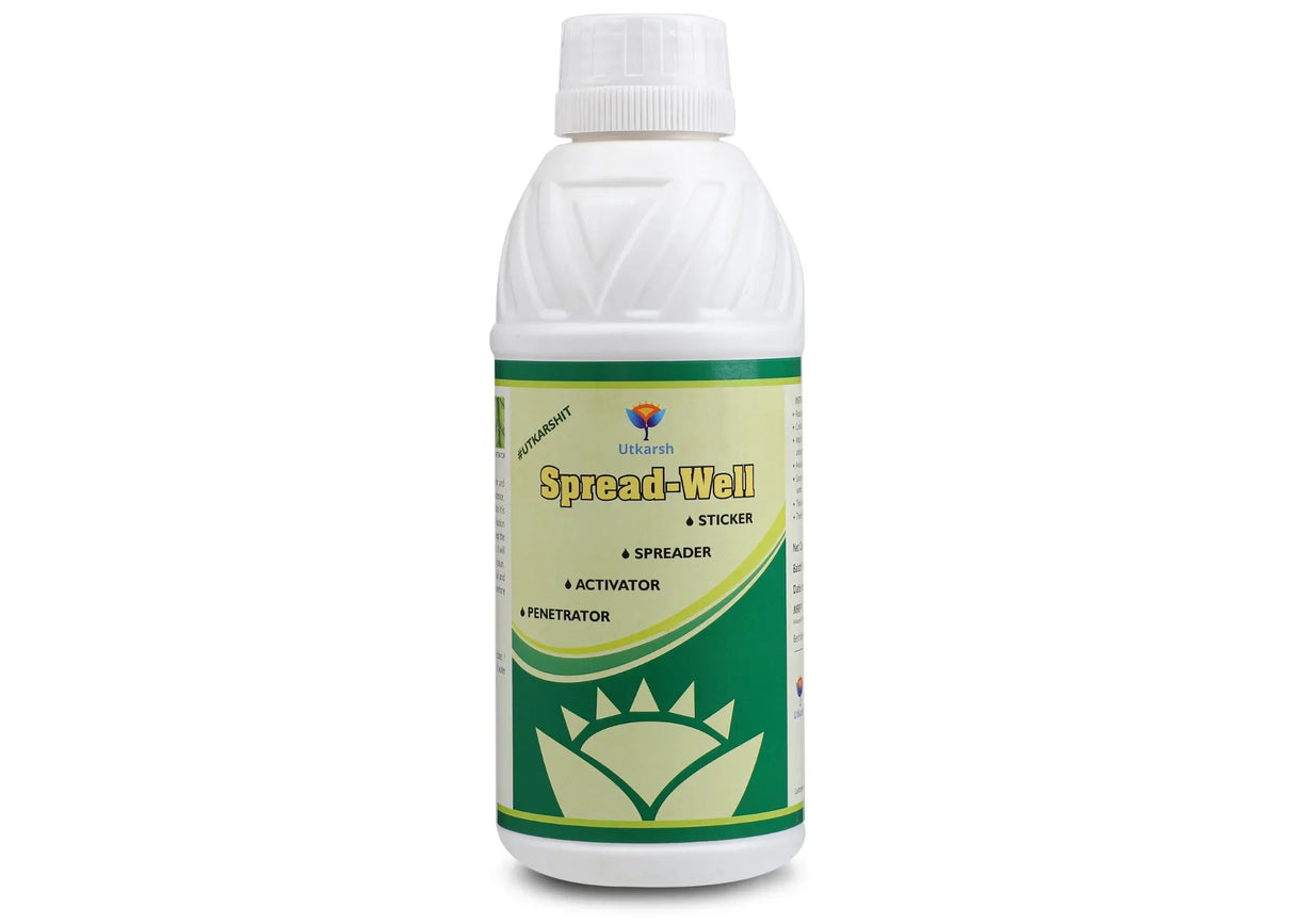 Spread-Well | Normal Spreader, Sticker, Activator for Plants, Non-Ionic Plant Input, Organic Spreader for Seeds and Fertilizers - Utkarsh Agrochem Pvt ltd. 