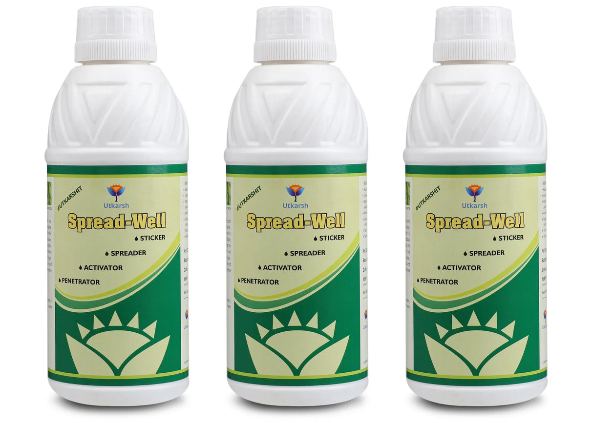 Spread-Well | Normal Spreader, Sticker, Activator for Plants, Non-Ionic Plant Input, Organic Spreader for Seeds and Fertilizers - Utkarsh Agrochem Pvt ltd. 