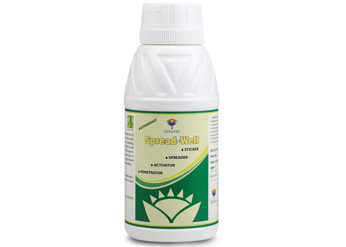 Spread-Well | Normal Spreader, Sticker, Activator for Plants, Non-Ionic Plant Input, Organic Spreader for Seeds and Fertilizers - Utkarsh Agrochem Pvt ltd. 