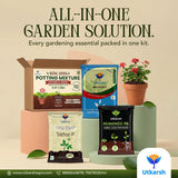 Starter Combo Kit For Beginners: 4-in-1 Soil Less Potting Mixture (3.65Kg), Huminoz-98 (250gm), NPK 19 19 19 (250gm) & Trichoz-P (250gm), Pack of 1