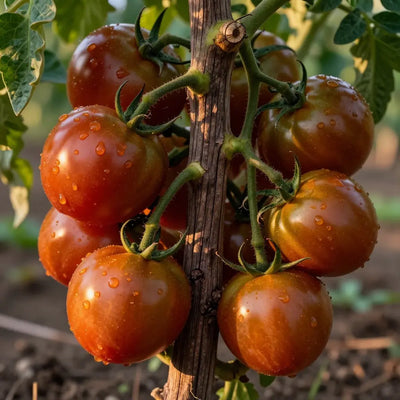 Stronger stems and reduced fruit drop