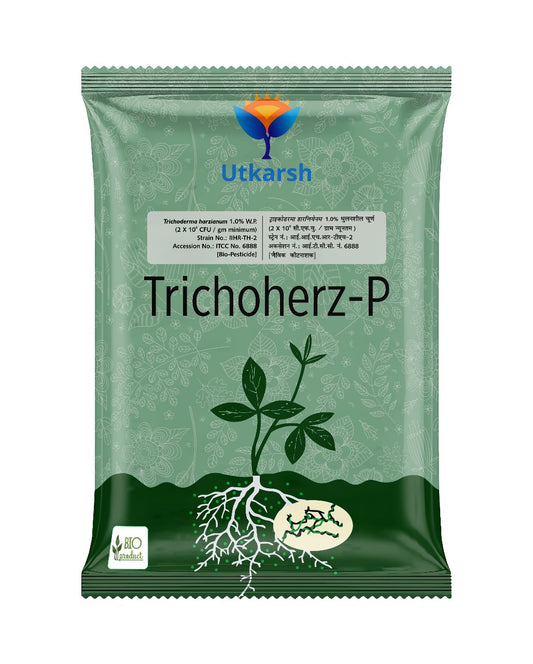 Trichoherz-P (Trichoderma Harzianum 1% WP 2 x 10^6 CFU/gm) Bio Fungicide and Bio Nematicide